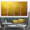 Designart - Gold Texture - Abstract Canvas art print